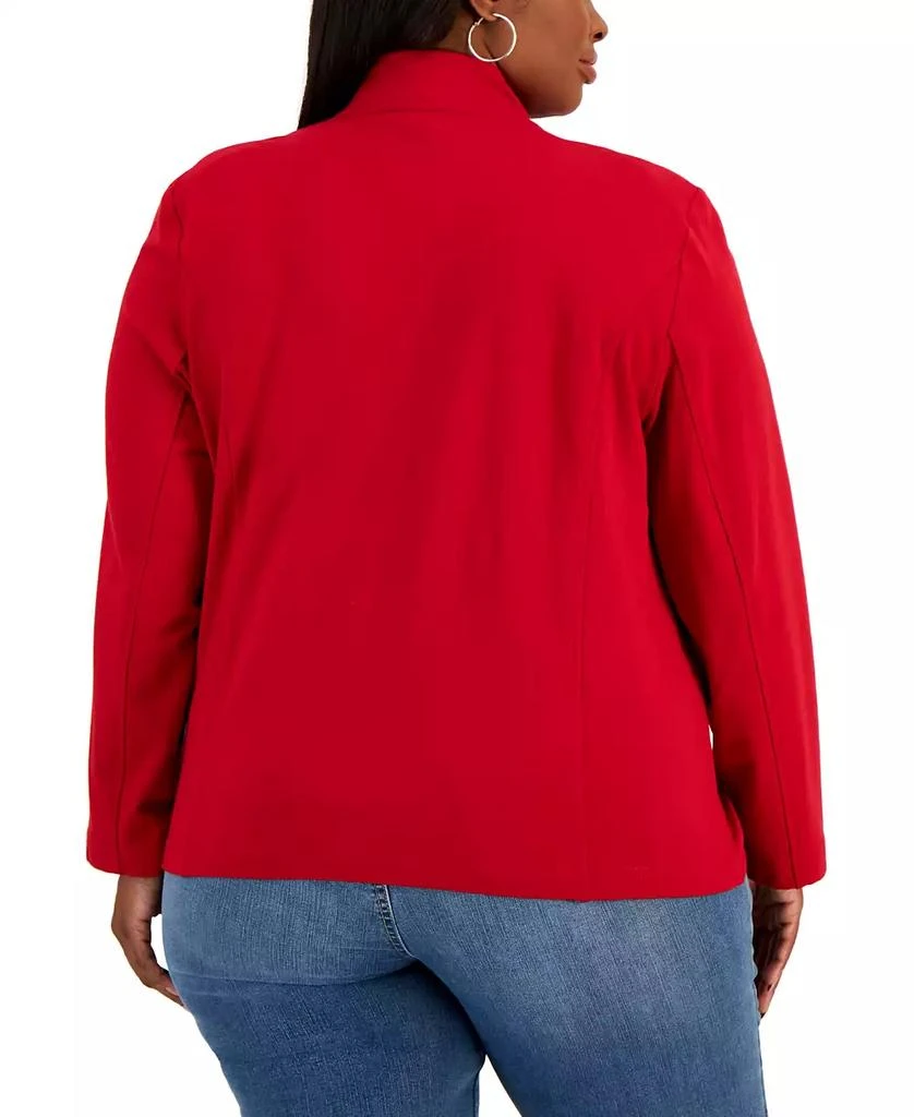 Tommy Hilfiger Plus Size Military Band Jacket 4