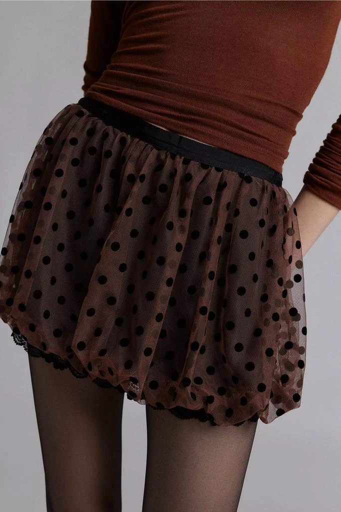Kimchi Blue Kimchi Blue Emory Polka Dotted Tulle Bubble Micro Skort 2