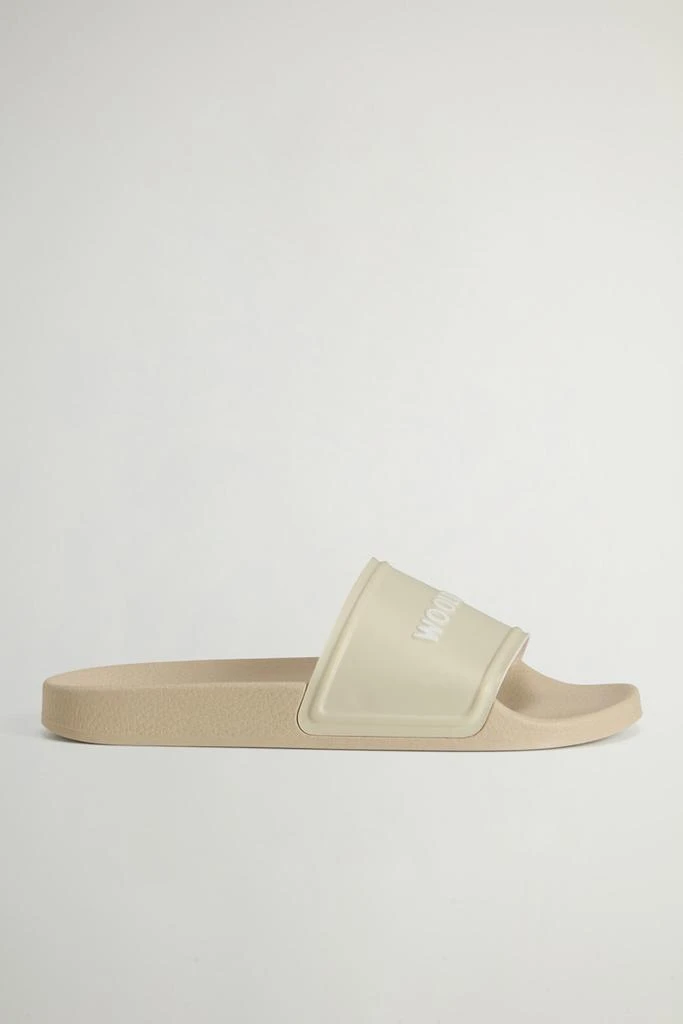 Woolrich Rubber Slide Sandals - Women - Beige 1