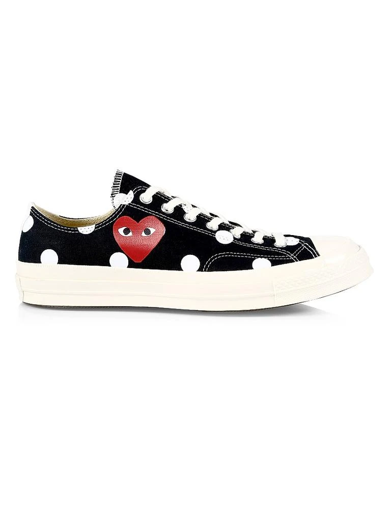 Comme des Garcons CdG PLAY x Converse Men's Chuck Taylor All Star Polka Dot Low-Top Sneakers 1