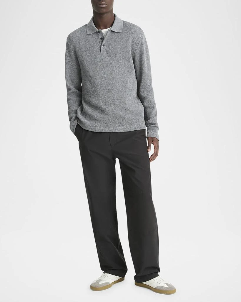 Vince Men's Sunfaded Thermal Polo Shirt 3