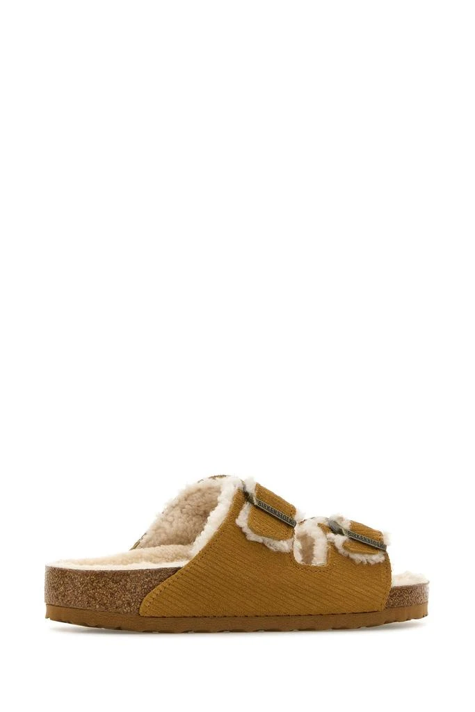 Birkenstock Mustard suede Arizona slippers 2