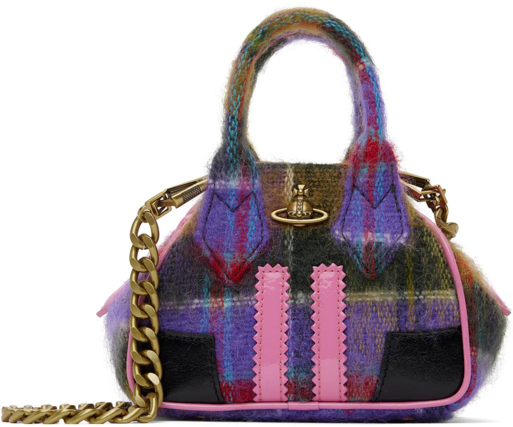 バッグ Vivienne Westwood MINI YASMINE CHAIN Vivienne Westwood Multicolor Mini Yasmine Chain Bag - Tote