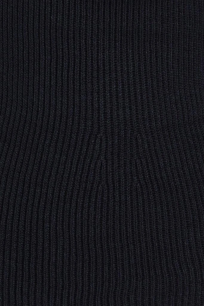 Joseph Open-back ribbed linen-blend top 4