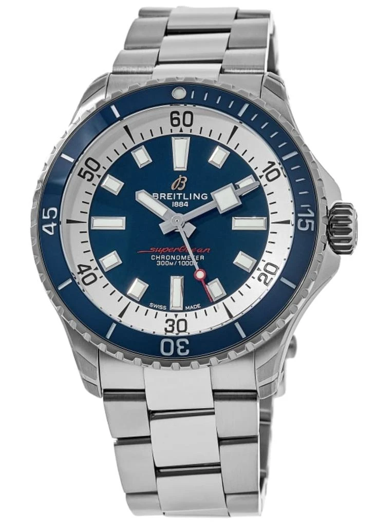 BREITLING Superocean Automatic 42 Blue Dial Steel Men's Watch A17375E71C1A1 1