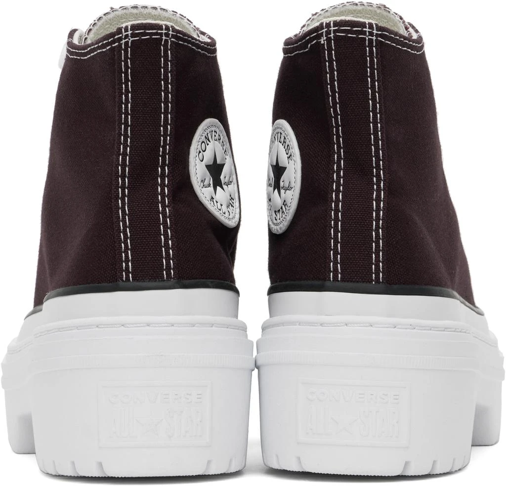 Converse Burgundy Chuck Taylor All Star Lugged Heel Platform Sneakers 2
