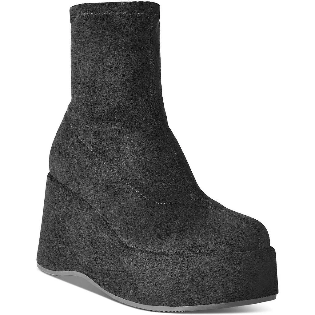 Wild Pair Wild Pair Womens Earlee Faux Suede Ankle Booties 1