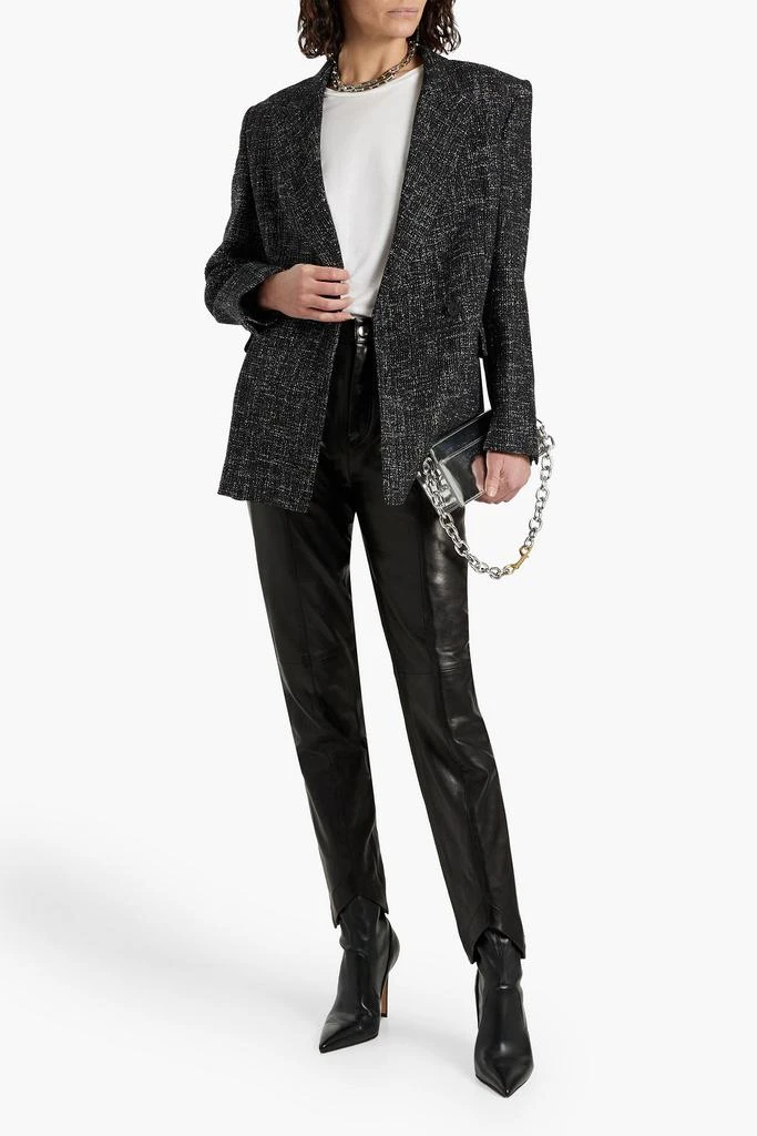 IRO Yaritza double-breasted metallic tweed blazer 2