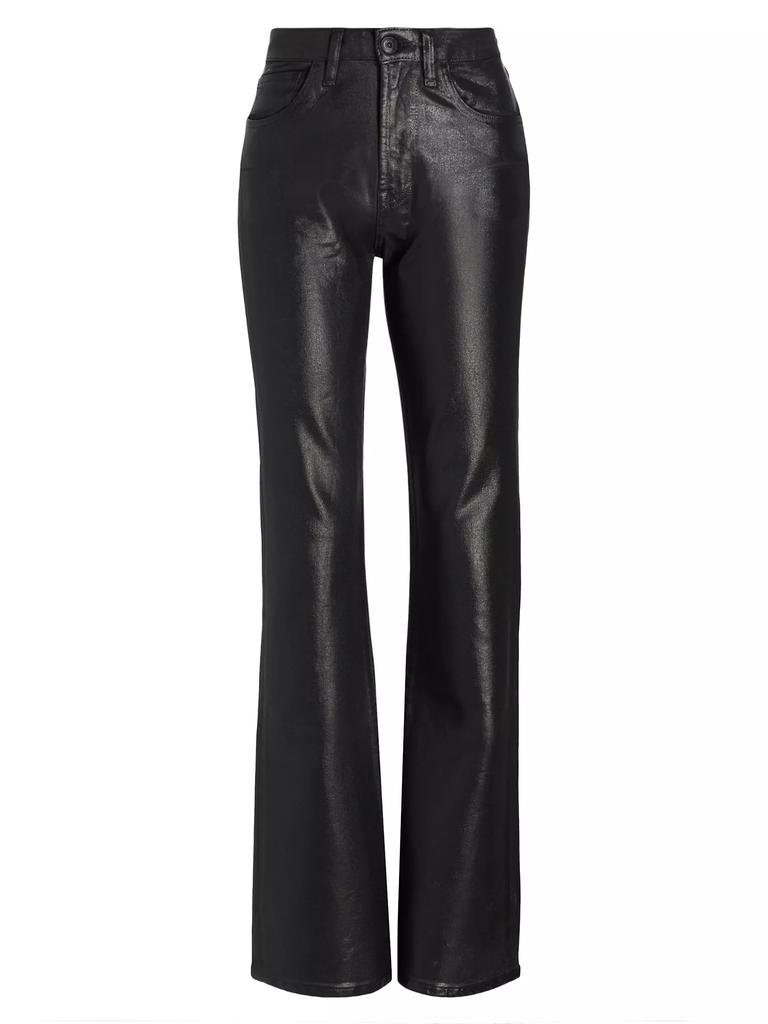 3x1 Farrah High-Rise Coated Jeans