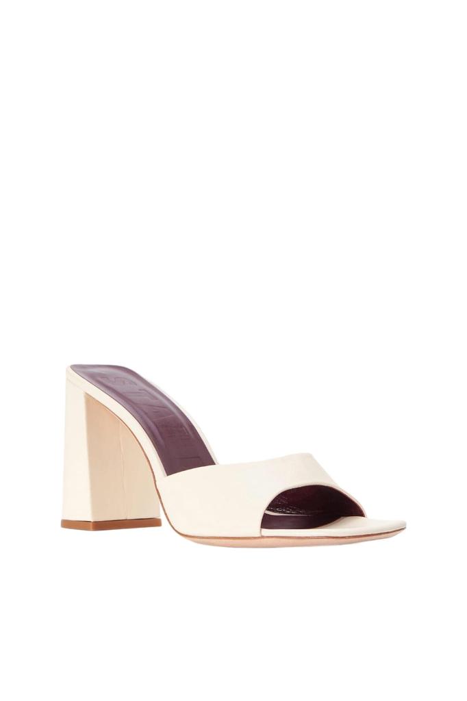 STAUD Sloane Heel Sandals In Cream