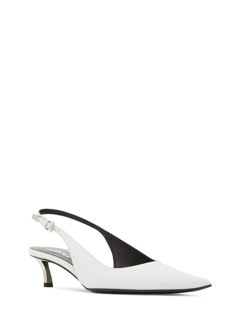 Versace 40mm Leather Slingback Pumps 2