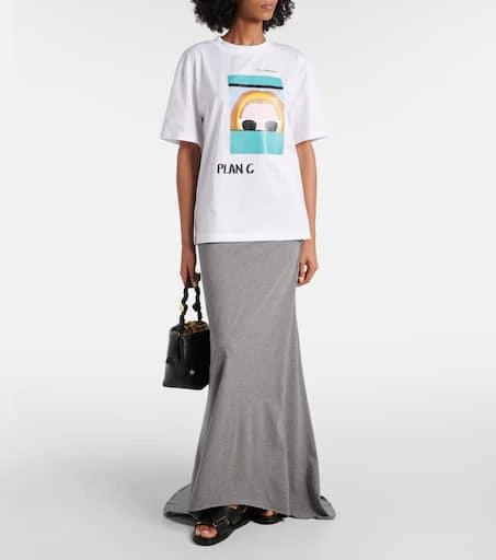 Plan C Printed cotton jersey T-shirt 2