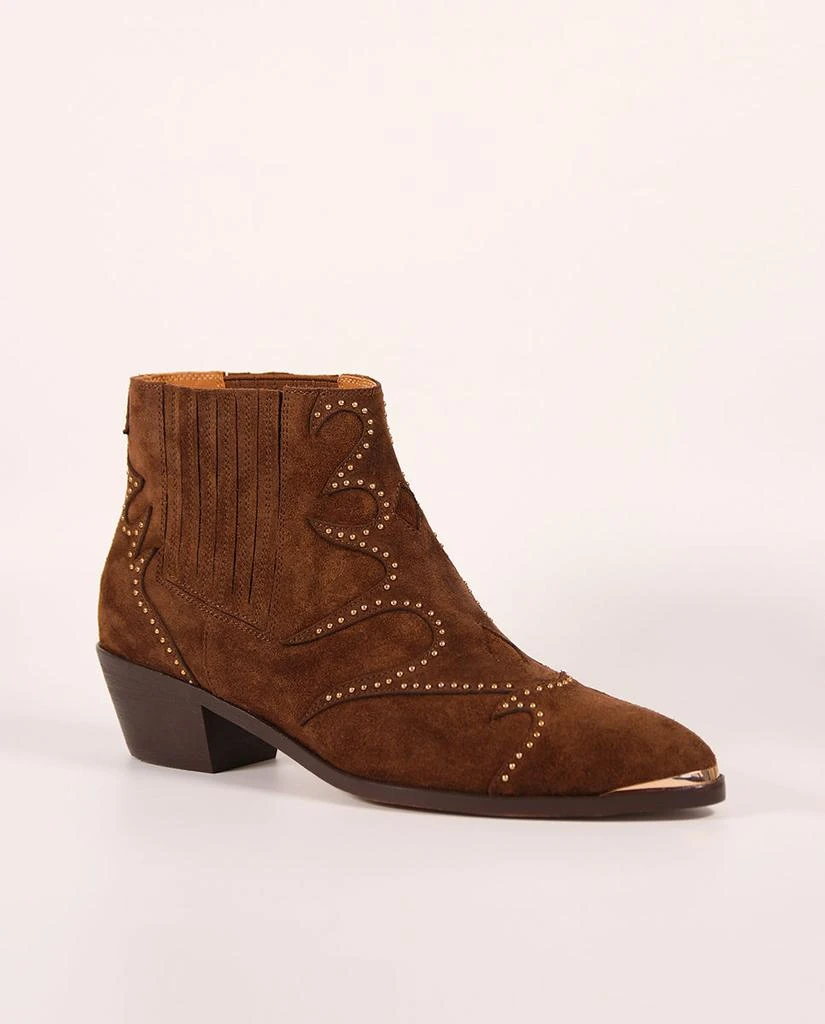 Toral Bottines Silvia Punk Cognac 4