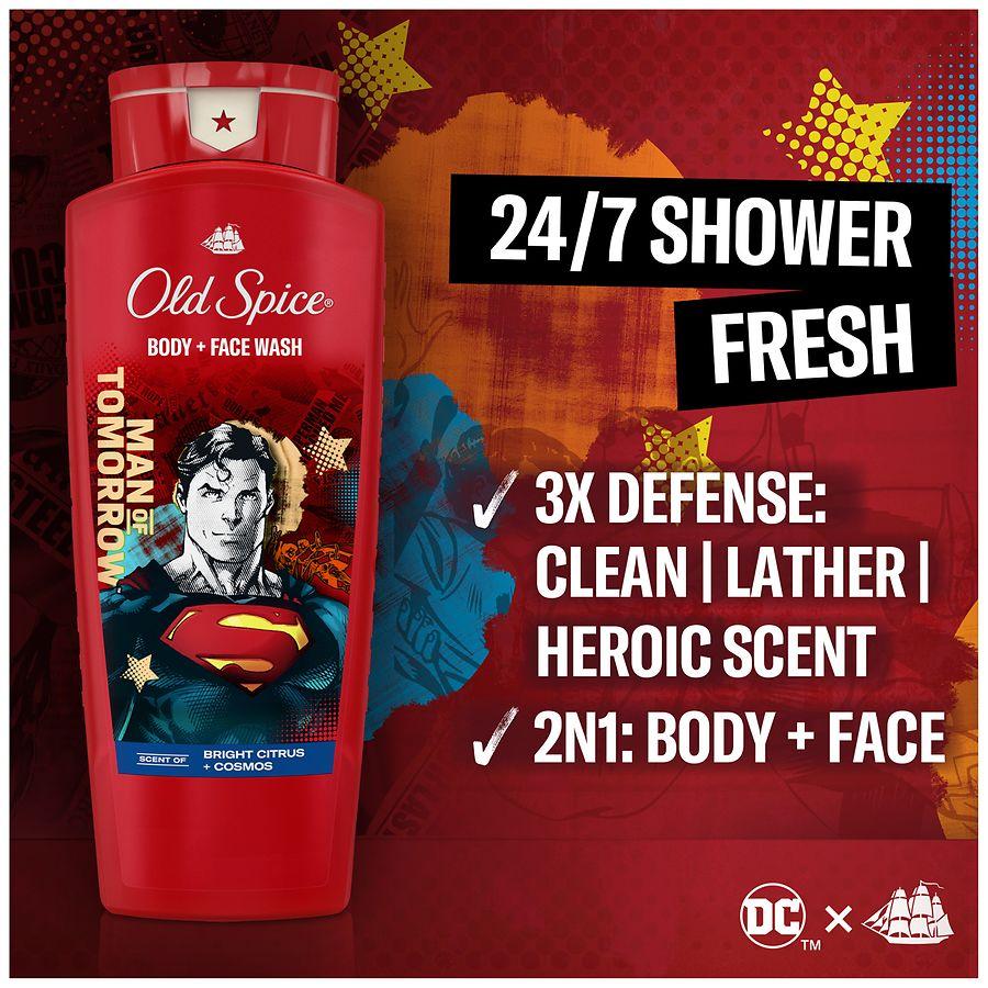 Old Spice Cleansing Body Wash for Men, 24/7 Shower Fresh with Lasting Scent Bright Citrus and Cosmos