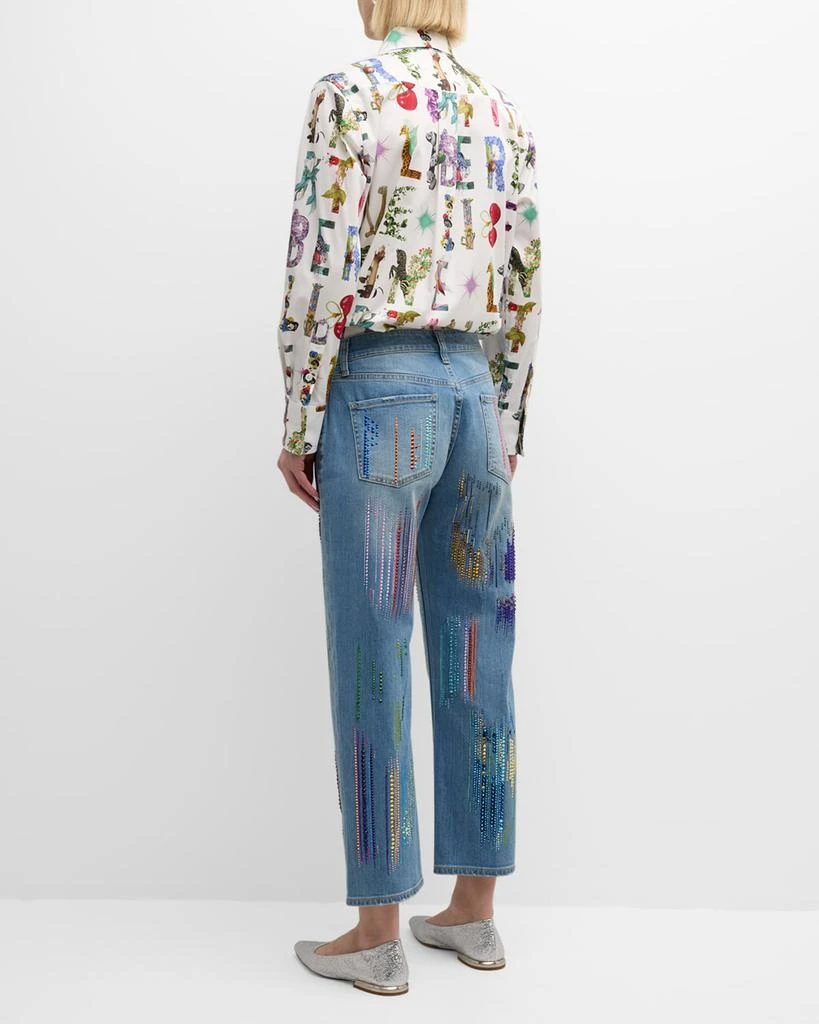 Libertine FWB Boyfriend Jeans with Crystal Detail 4