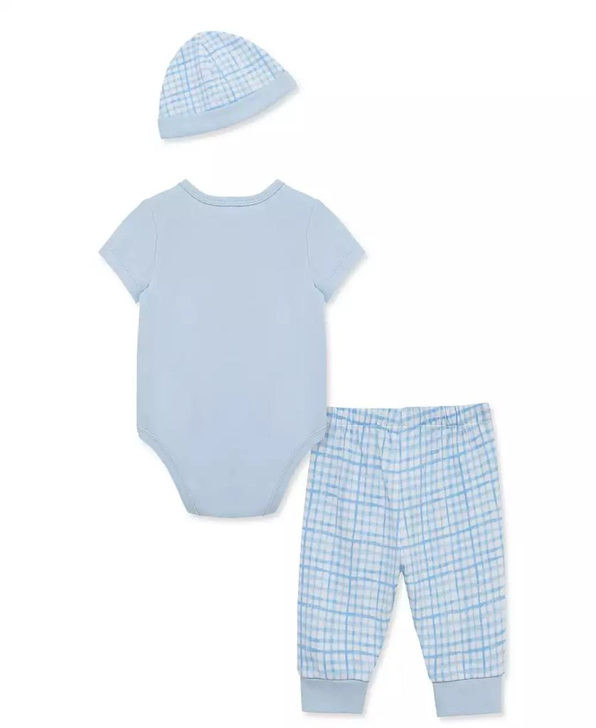 Little Me Baby Boys
 Bear Short-Sleeve Bodysuit, Pants 
Hat, 3-Piece Set 2