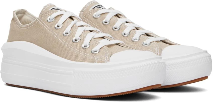 Converse Beige Chuck Taylor All Star Move Sneakers 4