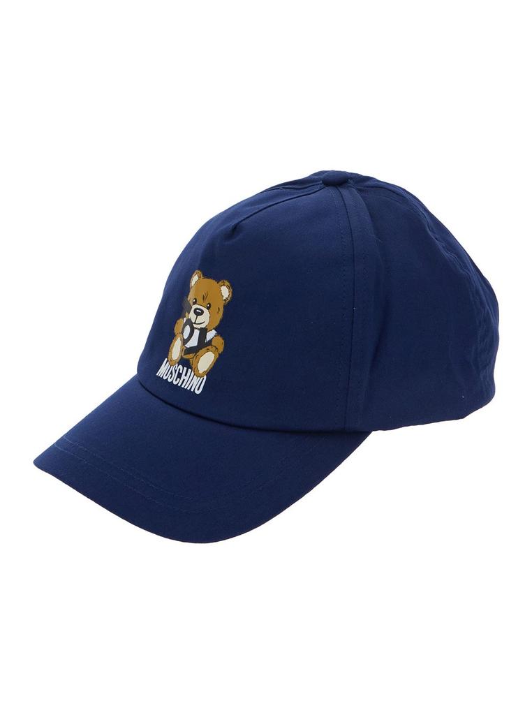 Moschino Moschino Kids Bear-Printed Baseball Cap