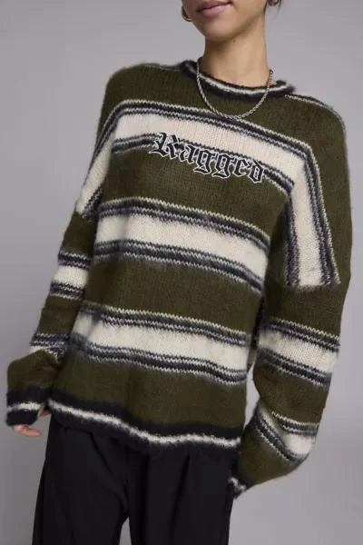 The Ragged Priest The Ragged Priest Brushed Striped Sweater 1