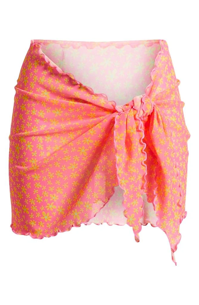 Kulani Kinis Floral Mesh Cover-Up Sarong 6