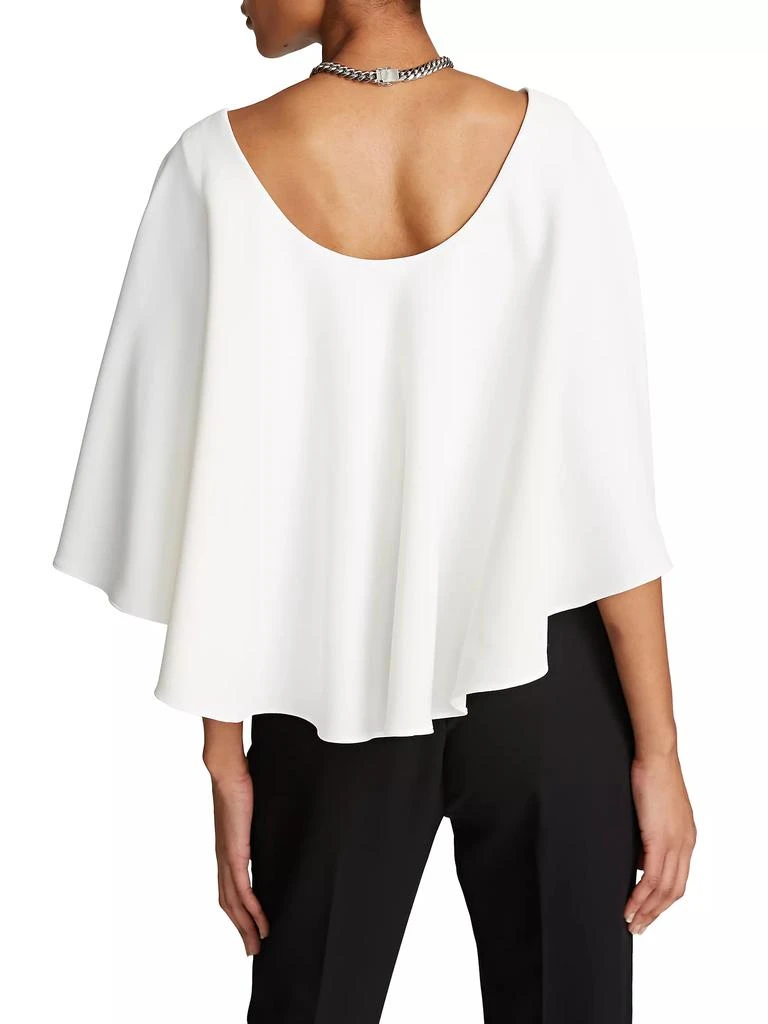 Halston Marah Cape-Sleeve Top 5