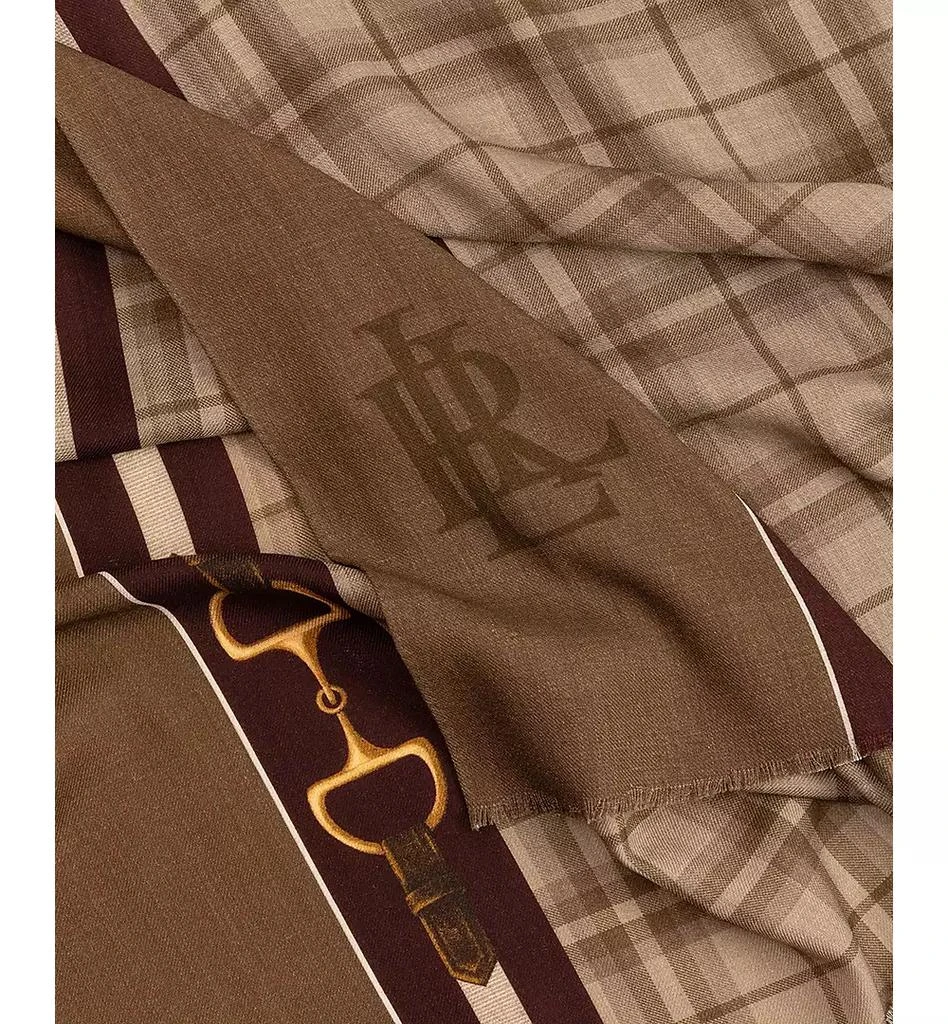Ralph Lauren Plaid Wrap Scarf 2