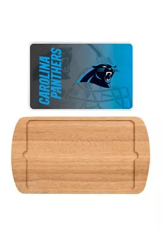 Toscana NFL Carolina Panthers Billboard Glass Top Serving Tray