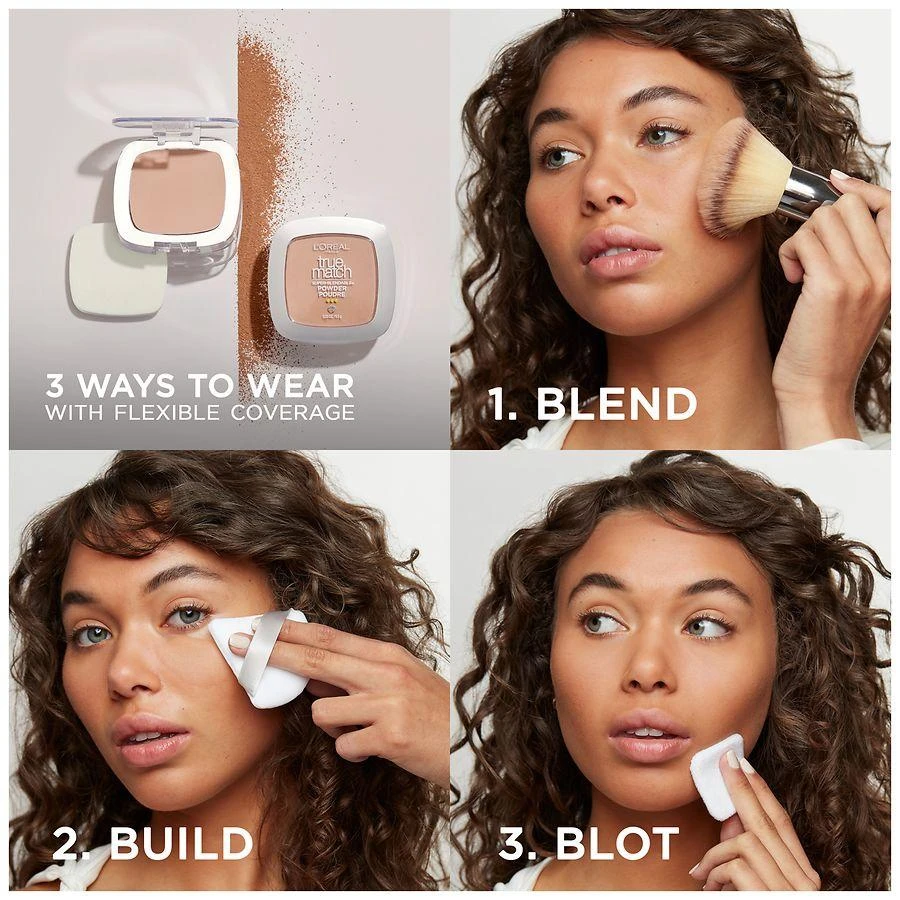 L'Oreal Paris Super Blendable Oil Free Makeup Powder, Natural Finish Oil Free 8