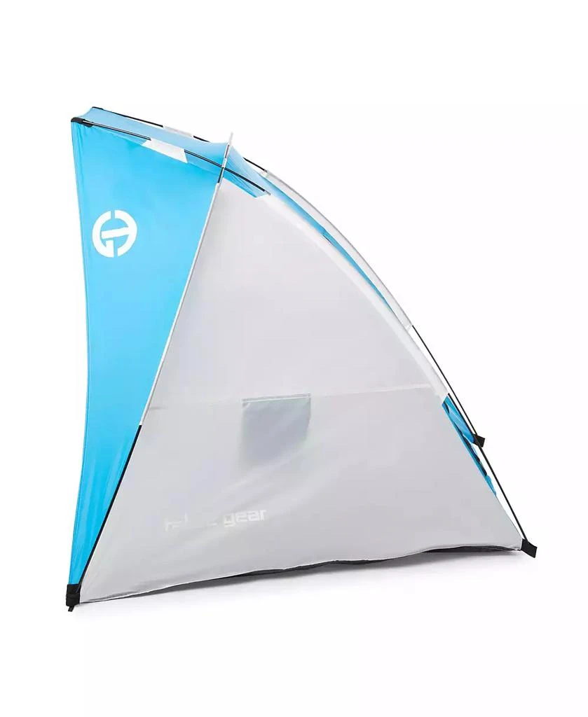 Tahoe Gear Cruz Bay Summer Sun Shelter and Beach Shade Tent Canopy, Blue & White 3
