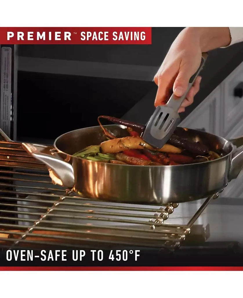 Calphalon Premier 10-Pc. Space-Saving Stainless Steel Cookware Set 4