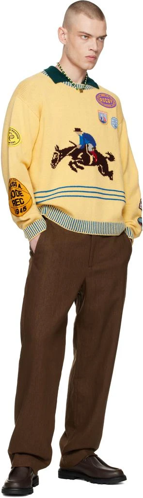 BODE Yellow Jockey Sweater 4