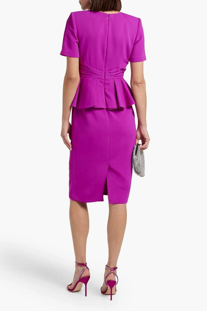 Badgley Mischka Crepe peplum dress 3