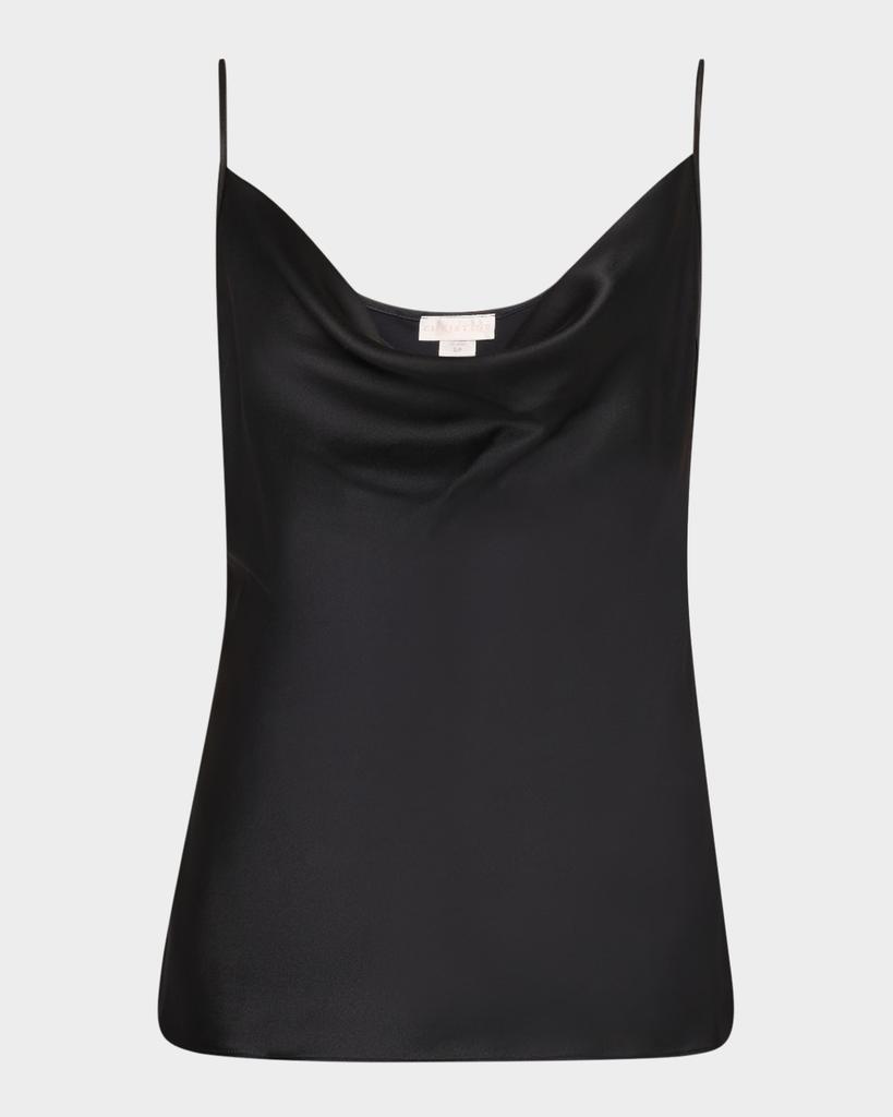 Christine Lingerie Cowl-Neck Silk Cami