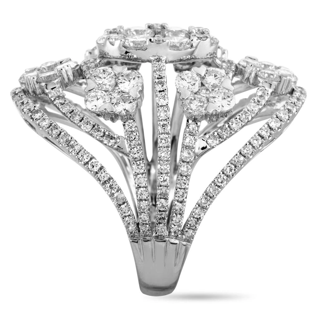 Non Branded 18K White Gold 3.85 ct Diamond Ring 3