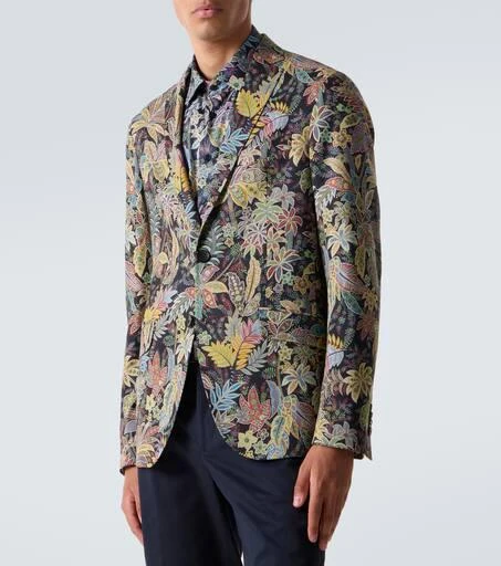 ETRO Roma printed wool-blend blazer 3