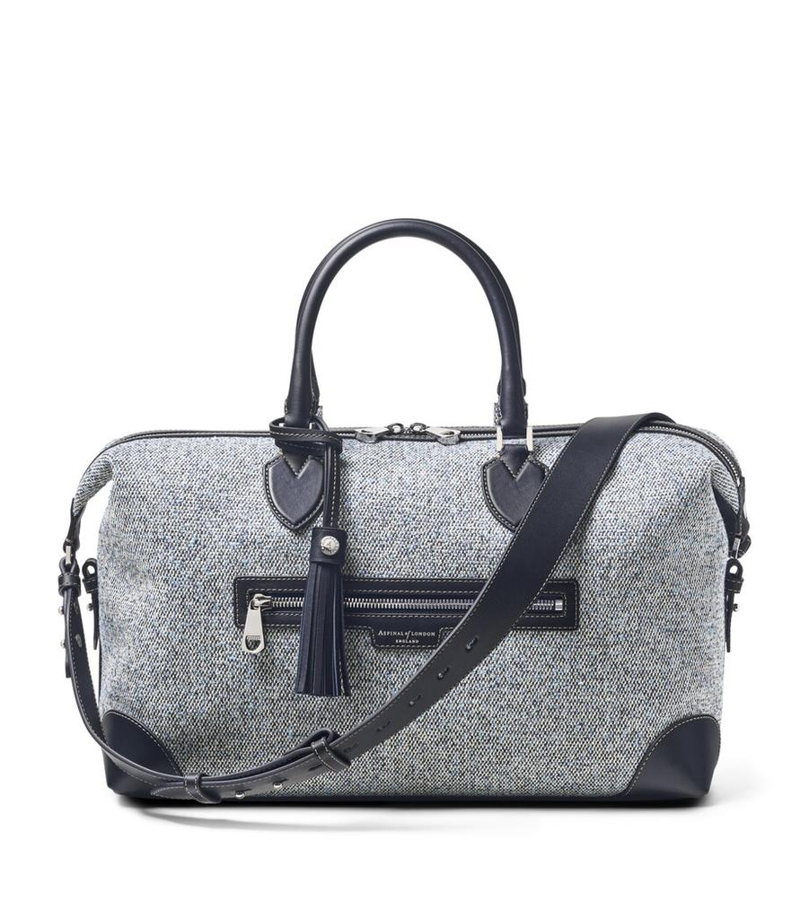 Aspinal of London Canvas-Leather Como Holdall