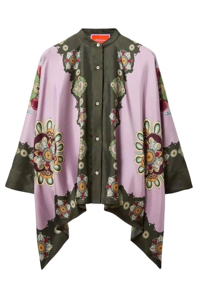 LA DOUBLE J La Doublej Foulard Silk Jacket 1