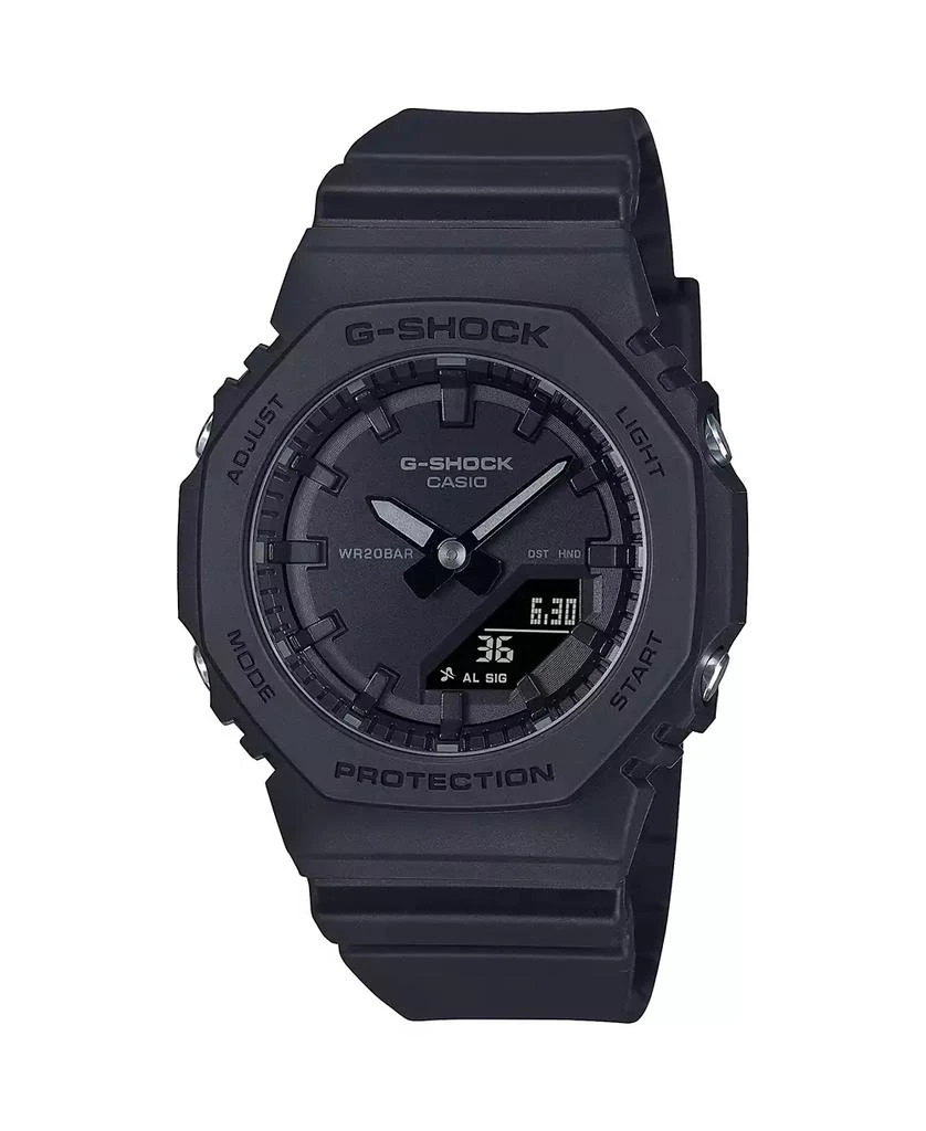 G-Shock Unisex Japanese Quartz Black Resin Watch, 40.2mm, GMAP2100BB1A 1