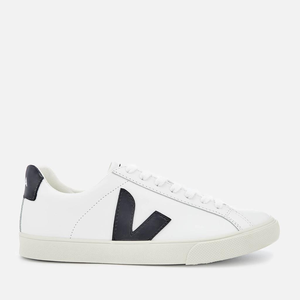 Veja Veja Women's Esplar Leather Trainers - Extra White/Black