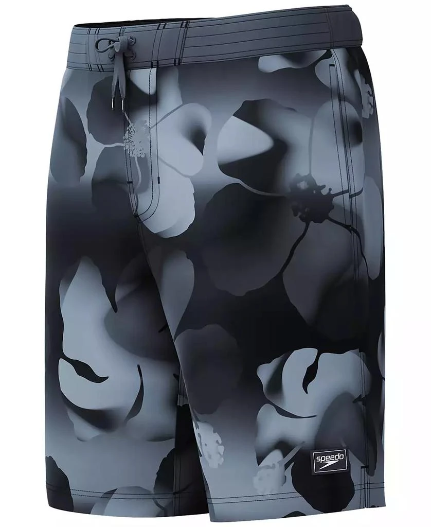 Speedo Men's Bondi Basin Abstract Print Drawstring 9" Boardshorts 9