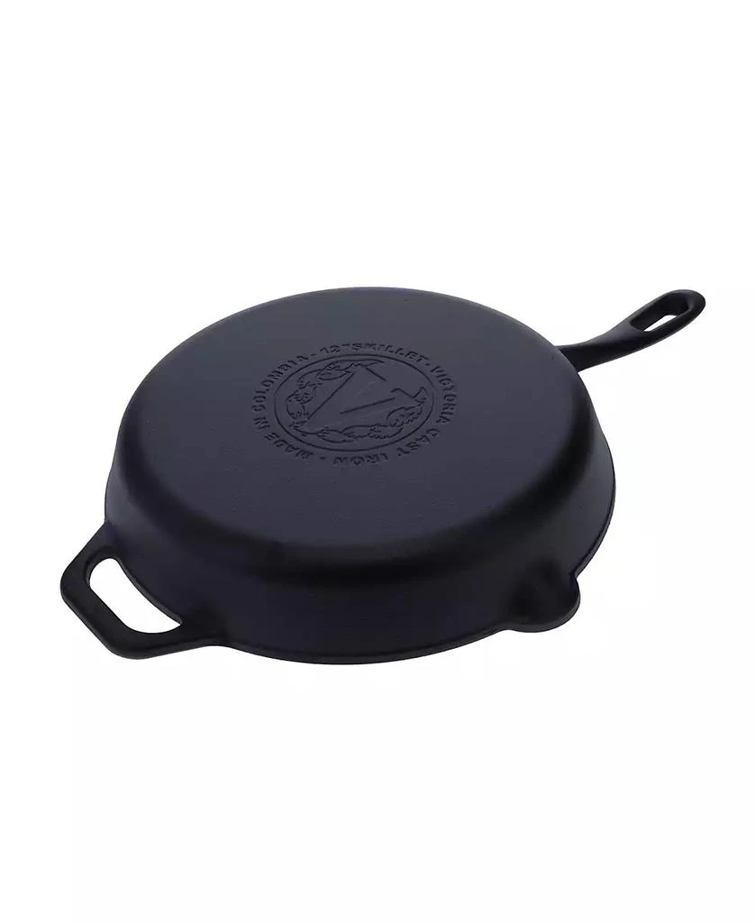 Victoria 12" Cast Iron Skillet 5