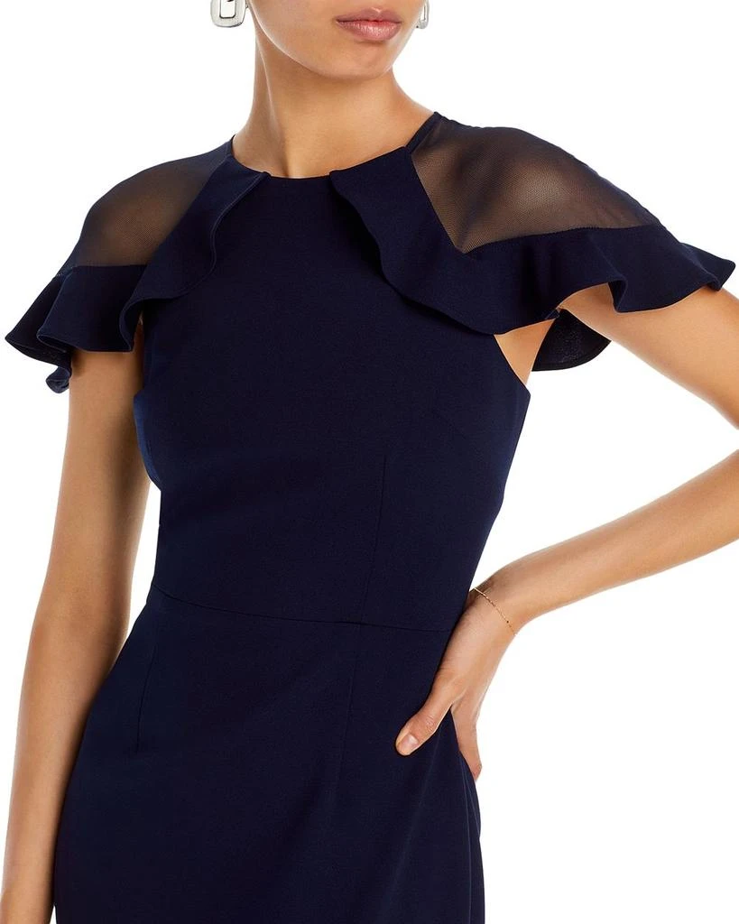 Eliza J Ruffle Sleeve Cocktail Dress 2
