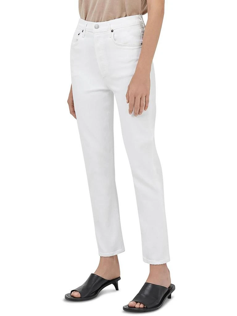 AGOLDE Riley Womens High Rise Denim Cropped Jeans 1