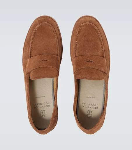 Brunello Cucinelli Suede penny loafers 4