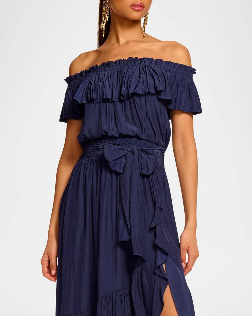 Ramy Brook Gloria Off-Shoulder Midi Dress 4
