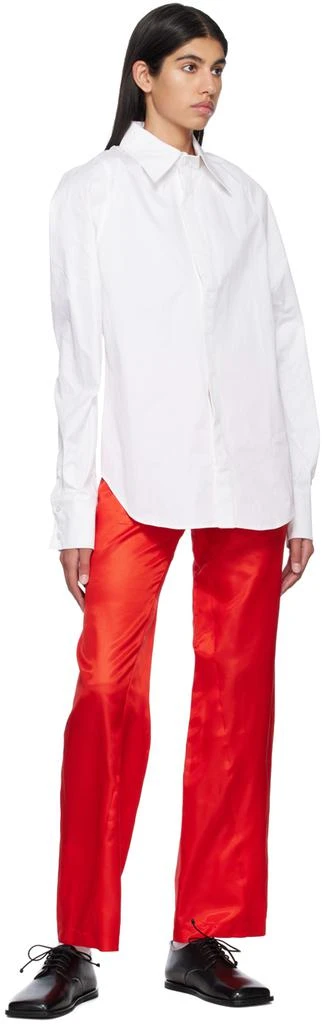Bianca Saunders White Row Back Shirt 4