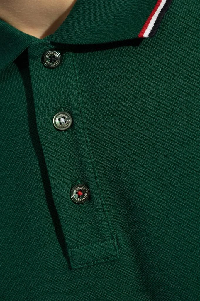 Moncler Moncler Logo Patch Short-Sleeved Polo Shirt 4