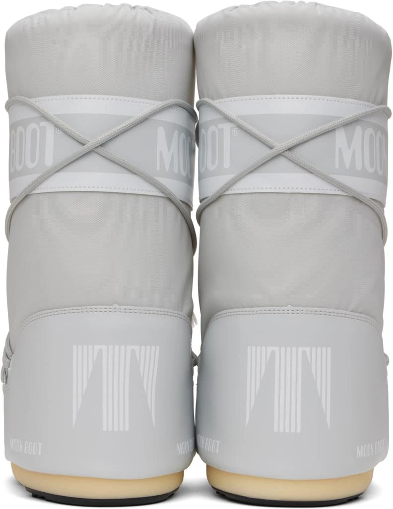 Moon Boot Gray Icon Nylon Boots 2