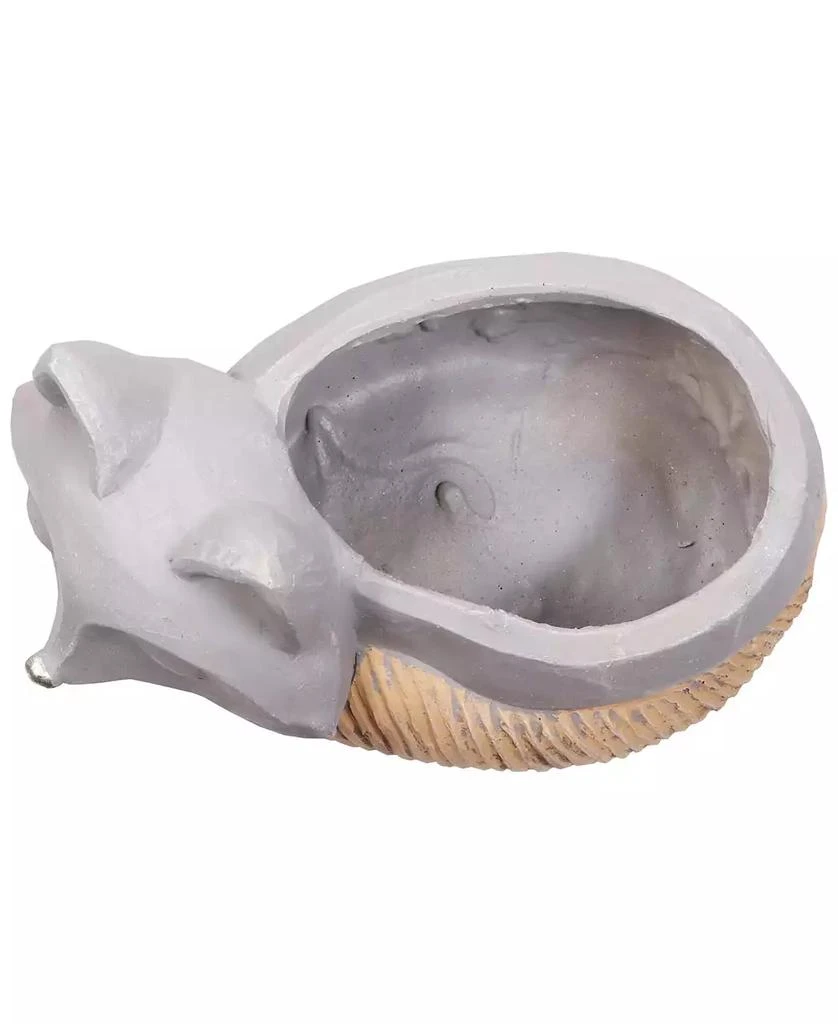 Sunnydaze Decor Finley the Fox Planter Statue - Indoor/Indoor Decorative Figurine - 12" 10