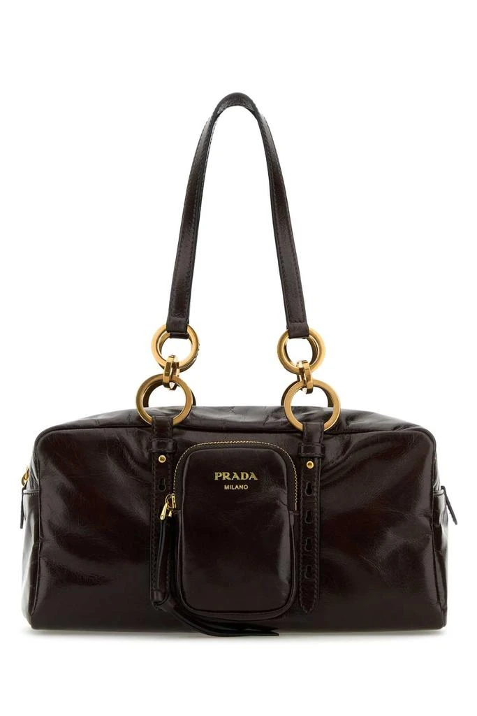 Prada Brown Leather Handbag 1